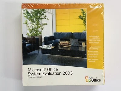 "BRAND NEW" Microsoft Office System Evaluation 2003 Enterprise Edition SEALED - Image 1 of 4