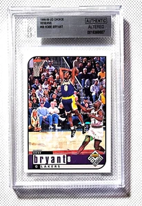 Holograma Kobe Bryant 1997-8 UD Choice Reserve grado #69 auténtico alterado - Imagen 1 de 2
