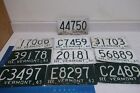 Vermont Bulk License Plates Old Vt 1956 1960 1961 1962 1963 Lot Of 10 (E16)