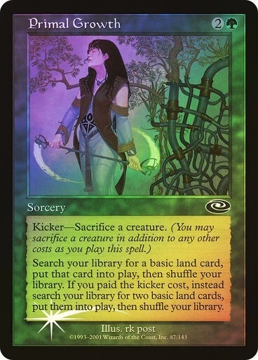 Planeshift  MTG FOIL  Primal Growth   Magic - Image 1 of 2