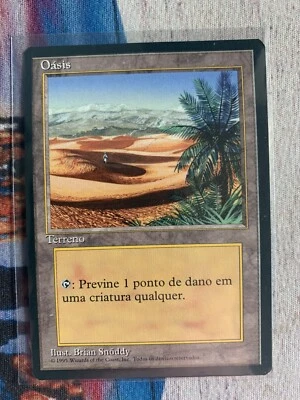 MTG Portuguese FBB 4th Edition Oasis Pack Fresh - Image 1 of 2
