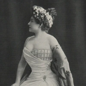 Miss Lucy Berthet Rolle Thai Nationale Musikakademie - Alte Gravur 1903 - Bild 1 von 2