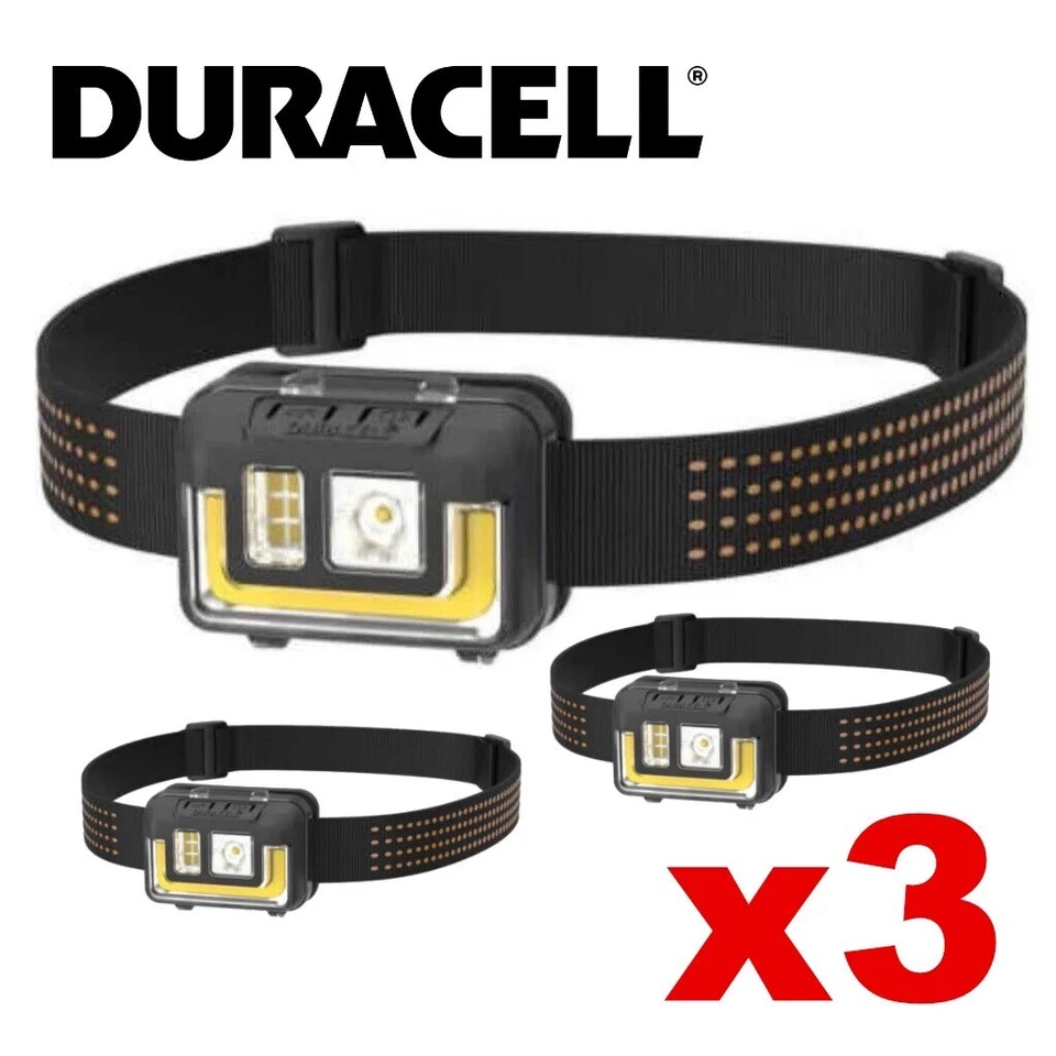 Faro Duracell 1600313 - Negro (Paquete de 3) Foto 1 de 4