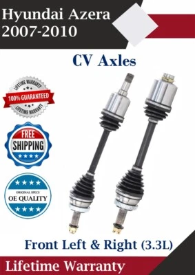 New OE Front CV Axles For 2007-2010 Hyundai Azera 3.3L Lifetime Warranty — 第 1/4 张图片