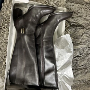 Karen Scott 22 Brown leather 276 Cruz Size 7M one PC - Picture 1 of 7