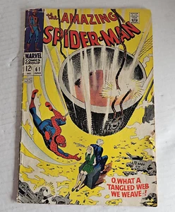 Vintage MARVEL The Amazing Spider-man Comic Issue #61 June 1968 Comic Book - Picture 1 of 11