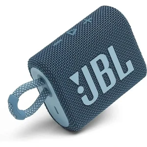 JBL GO 3 Wireless Bluetooth Speaker Portable Waterproof In Blue NEW - Picture 1 of 5