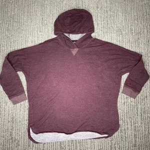 The North Face Size M Women Hoodie Pullover Long Sleeve Burgundy - Picture 1 of 12
