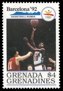 GRENADA-GRENADINES 1222 - Barcelona Olympics 'Basketball' (pa91615+) - Picture 1 of 1