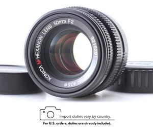 Tested [Near MINT] Konica M-Hexanon 50mm f/2 Lens For Leica M Mount From JAPAN - Picture 1 of 17