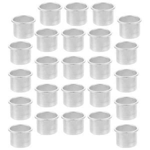 25 piezas de aluminio taza de velas luces de té tazas portavelas accesorios - Imagen 1 de 12
