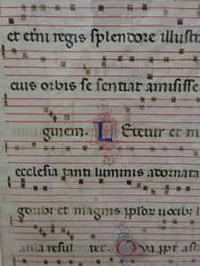 Antiphonar/Stundenbuch - 3 Blätter - Picture 1 of 5