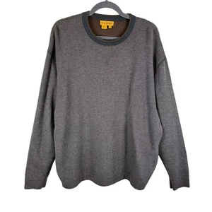 Tricots St. Raphael Light Brown Crew Neck Long Sleeve Cotton Cashmere Sweater L - Bild 1 von 5