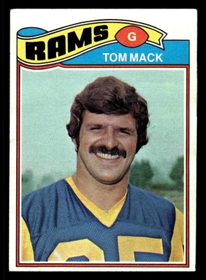 1977 Topps #265 Tom Mack (HOF) - Los Angeles Rams (Low Grade) - Image 1 of 2