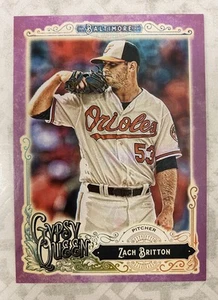 Topps Gypsy Queen Zach Britton 2017 púrpura/250! Orioles de Baltimore, #173 - Imagen 1 de 2