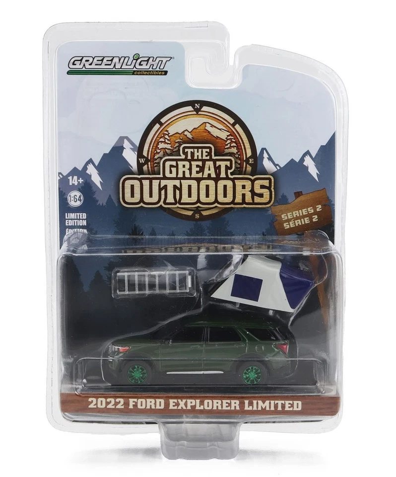 1/64 GREENLIGHT - FORD USA-GRE - EXPLORER LIMITED 2022 - THE GREAT 38030F-GRE - Immagine 1 di 1