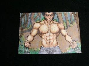 2018 Marvel Masterpieces 2-panel sketch puzzle by Elise Strong 1/1 - Picture 1 of 4
