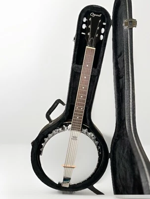 Ozark 6-string Banjo Guitar with hard case - Image 1 of 2