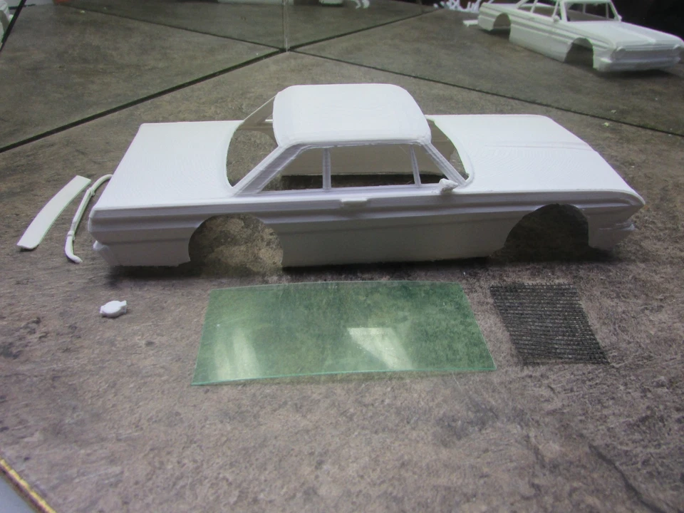 NEW 1/24 3D PRINTED '64 FORD FALCON  SLOT CAR / MODEL BODY. FREE SHIPPING. - Image 1 of 1