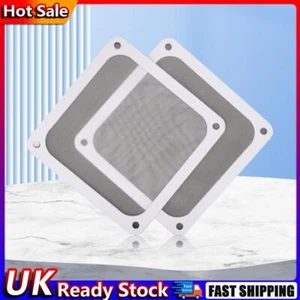 Magnetic Dust Filter Computer Case Fan Dustproof Mesh Cover Guard (12cm)(White) - Bild 1 von 10