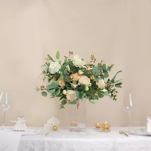 12 CLEAR 10" Square Glass FLOWER VASES Wedding Party Events Decorations Supplies - Picture 1 of 8