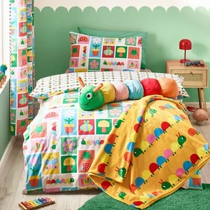 Catherine Lansfield Curious Caterpillar Children's Duvet Cover Bed Range Bright - Picture 1 of 71