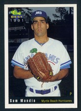 1991 Classic Best * Sam Mandia * Myrtle Beach Hurricanes
