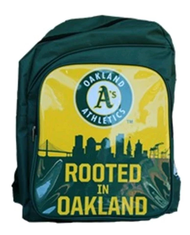 Oakland A's Athletics Rooted in Oakland Backpack SGA Coliseum Giveaway 7/16/17 Cover