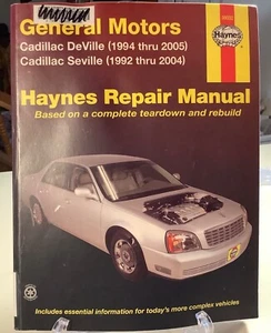 HAYNES REPAIR MANUAL #38032 2006 GM CADILLAC DEVILLE 1994-05 & SEVILLE 1992-04 - Bild 1 von 11