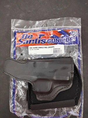 DeSantis Die Hard Ankle Holster for Springfield XDS - Black (014PCY1Z0) - Image 1 of 2