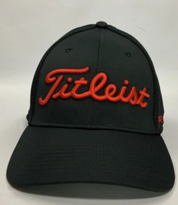 Gorra Titleist Golf Tour Sports Malla Ligera Ajustada Negra Roja XL-XXL NUEVA Foto 1 de 4