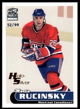 1999-00 Pacific Paramount HOLO SILVER /99 Martin Rucinsky Montreal Canadiens