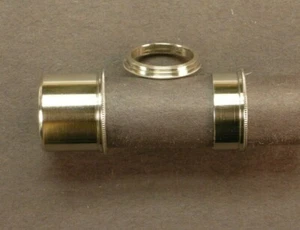 FLY ROD REEL SEAT welted nickel silver cap & ring hardware - Picture 1 of 1