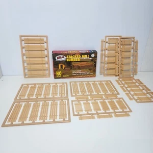 Atlas Stacked Mill Lumber for your scenic railway HO/OO scale NEW - Picture 1 of 6