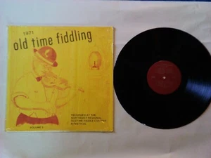 1971 Old Time Fiddling Montpelier Vermont Vol 5 12" Vinyl 33 LP Album VG - Foto 1 di 2
