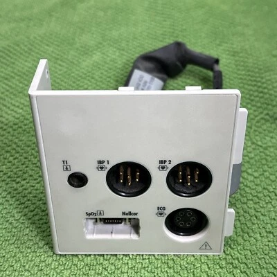 Datascope Passport 2 0338-00-0682 Rev B Nellcor Spo2 IBP1 IBP2 T1 ECG enchufe Foto 1 de 4