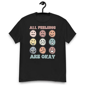 All Feelings Are Okay Mental Health Awareness Men's classic tee - Picture 1 of 5