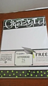 GEOGRAPHICS~CELEBRATE Graduation LETTERHEAD COMPUTER PRINTER PAPER~25 Sheets~NIP - Picture 1 of 3