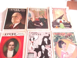 The Etude Music Magazine Lot Of 6, from 1926 - Picture 1 of 9