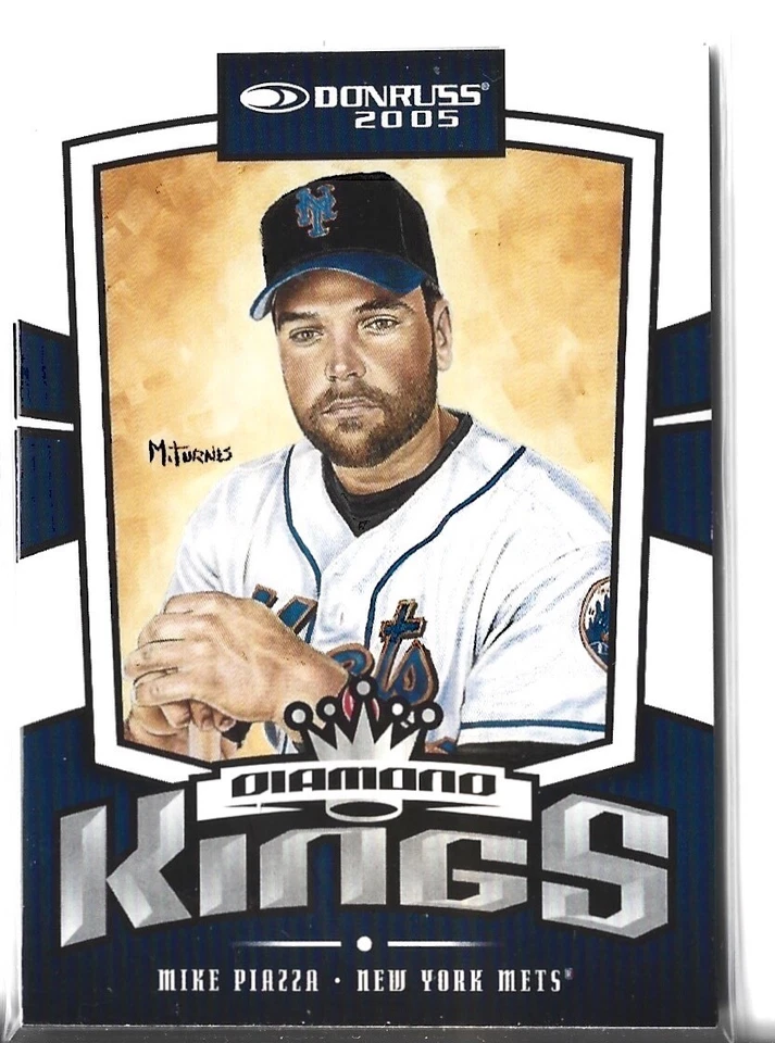 2005 Donruss Diamond Kings Mike Piazza #15 - Image 1 of 1