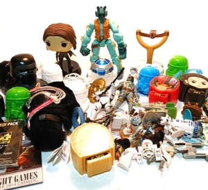 Misc Star Wars Toy Lot C3PO R2D2 Funko Pop Darth Vader & More....LOOK ! - Picture 1 of 16