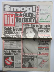 Bild Zeitung 18.1.1985, Nastasja Kinski, Bo Derek, Birte Berg, Susanne Severeid - Bild 1 von 1