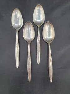 Set 4 cucchiaini posate Oneida Community Silverplate Incanto rosa gentile - Foto 1 di 2