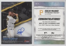 2021 Bowman's Best Best of 2021 Auto Shalin Polanco #B21-SP Auto