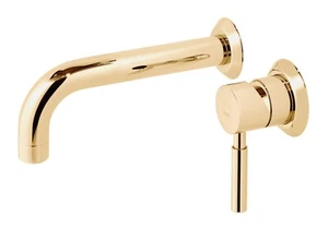VADO ORIGINS 2 HOLE WALL MOUNTED BASIN MIXER BRIGHT GOLD IND-ORI109FS/A-BG - Picture 1 of 2