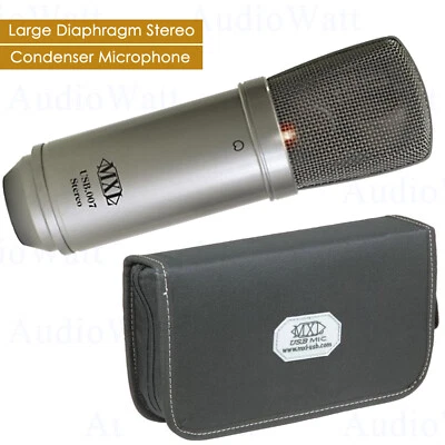 MXL USB.007 Large Gold Diaphragm Stereo Condenser Microphone MAC PC Compatible - Image 1 of 2