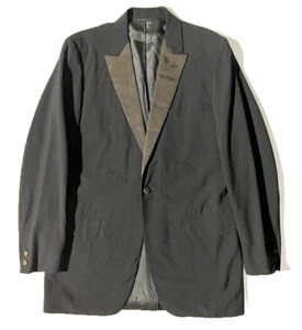 Chaqueta Blazer de Cena Vintage BROWNING, KING & CO Negra para Hombre - Imagen 1 de 11