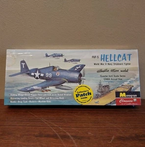 Sealed Monogram 85-0080 F6F-5 HELLCAT Navy 1/48 Model Kit WW2 Fighter Rare - Bild 1 von 3
