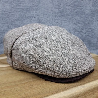 Gorra Stetson Gorra Plana Gris Talla XL Cabbie Newsboy Driver Peaky Blinders Para Hombres Foto 1 de 4