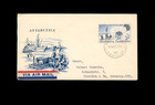 Australien Antarktis FDC 1957 First Day Cover Ersttagsbrief nach Dresden
